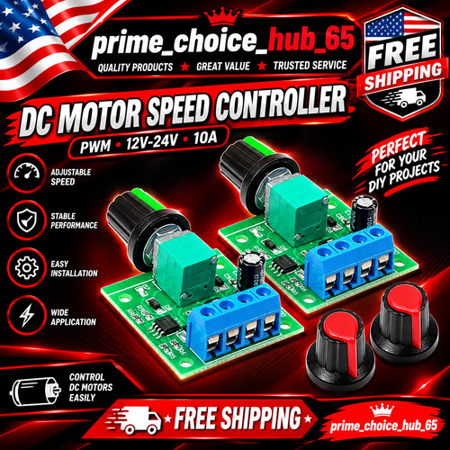 2pcs pwm low voltage motor - 2pcs,