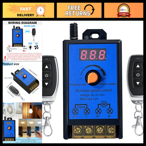 12a motor speed controller - dc,